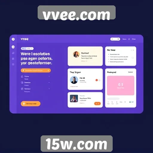 Análise da interface do usuário no vvee.com
